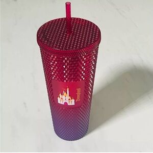 Disneyland Red Tumbler with Straw